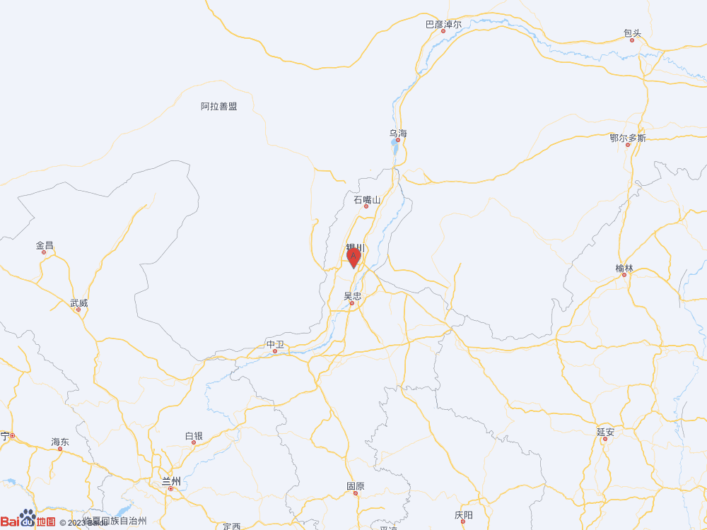 宁夏银川市永宁县（北纬38.40度，东经106.22度）发生4.8级地震