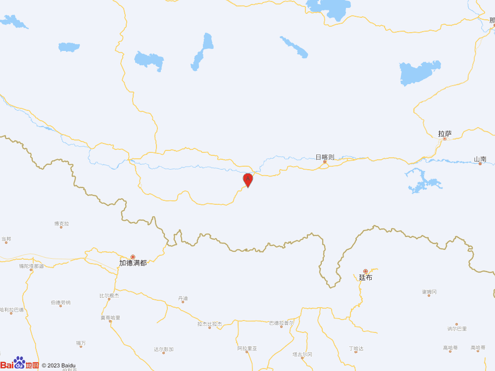 西藏日喀则市定日县（北纬28.90度，东经87.46度）发生3.2级地震