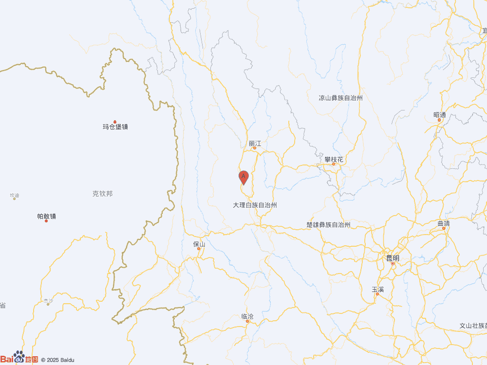 云南大理州洱源县（北纬26.28度，东经100.02度）发生3.0级地震