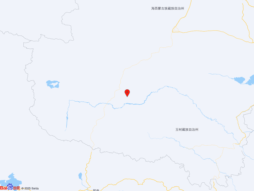 青海玉树州治多县（北纬34.46度，东经93.19度）发生3.3级地震