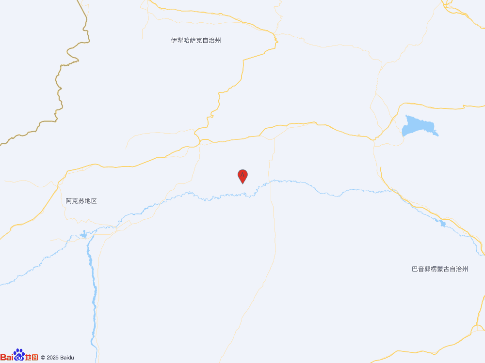 新疆阿克苏地区库车市（北纬41.19度，东经83.72度）发生3.1级地震